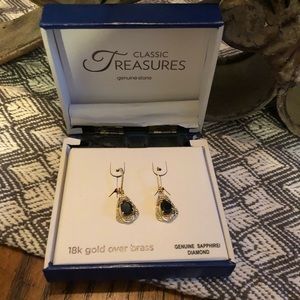Classic Treasures Sapphire Earrings